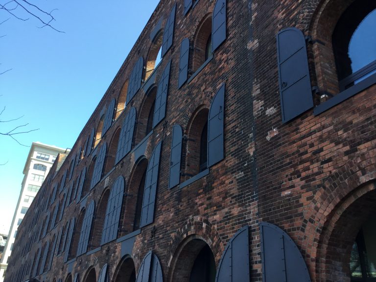 Empire Stores, the converted 19th-century warehouse complex at 55 Water Street in DUMBO