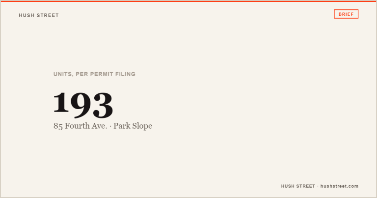 85 Fourth Avenue / Solace, Park Slope — Hush Street Brief