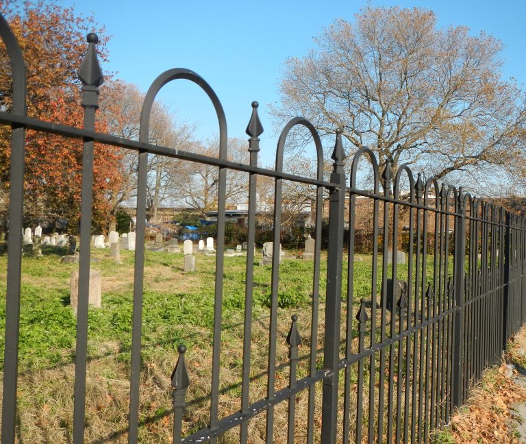 Old Gravesend Cemetery fence, Brooklyn