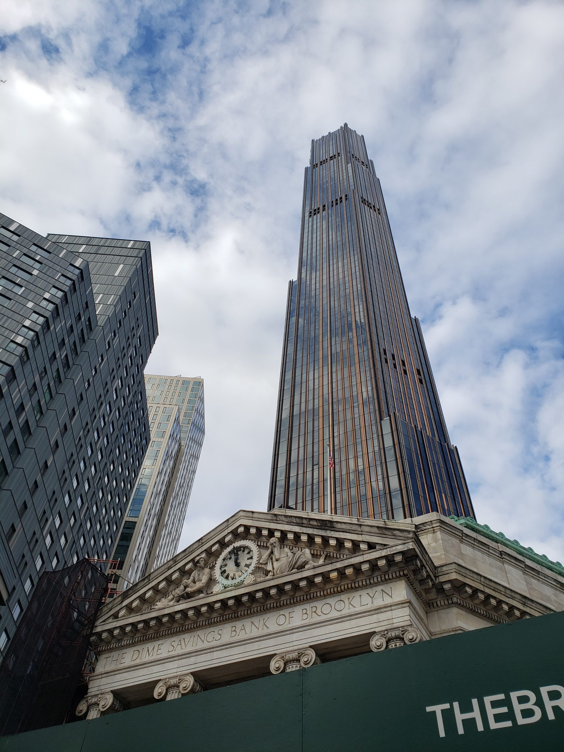 The Brooklyn Tower and the Dime Savings Bank of Brooklyn from Albee Square