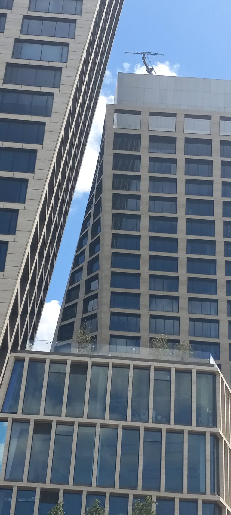 One High Line twin twisting towers, Chelsea, Manhattan