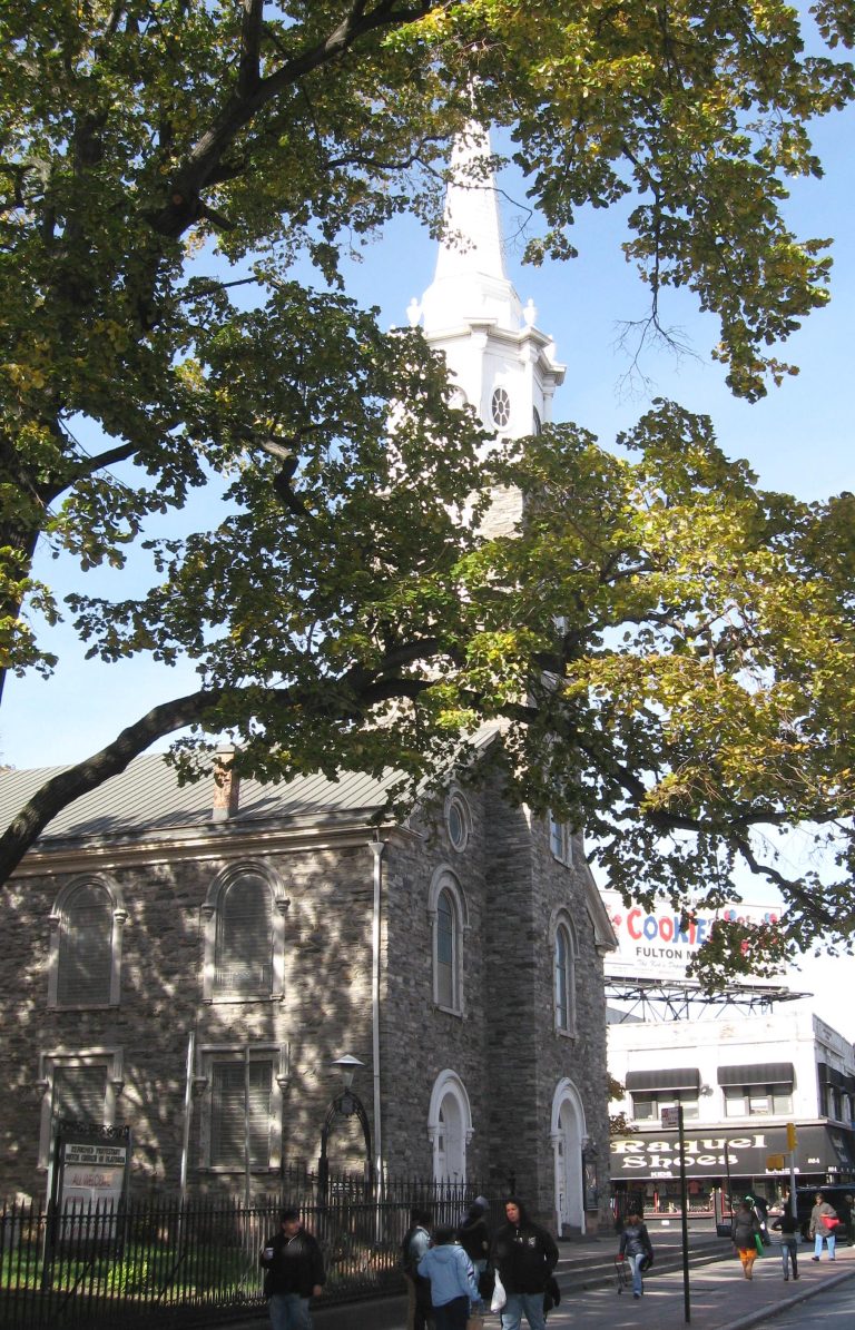 The Reformed Protestant Dutch Church of Flatbush, founded 1654.