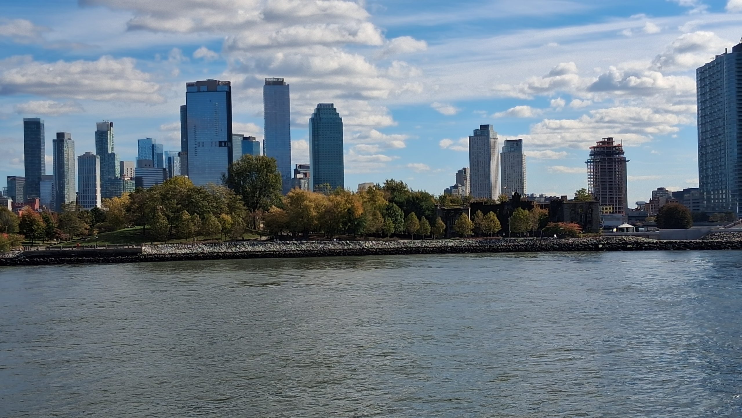 Long Island City's residential towers along the East River waterfront