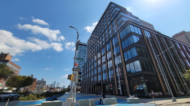 One Essex Crossing and Delancey Street on the Lower East Side, September 2025