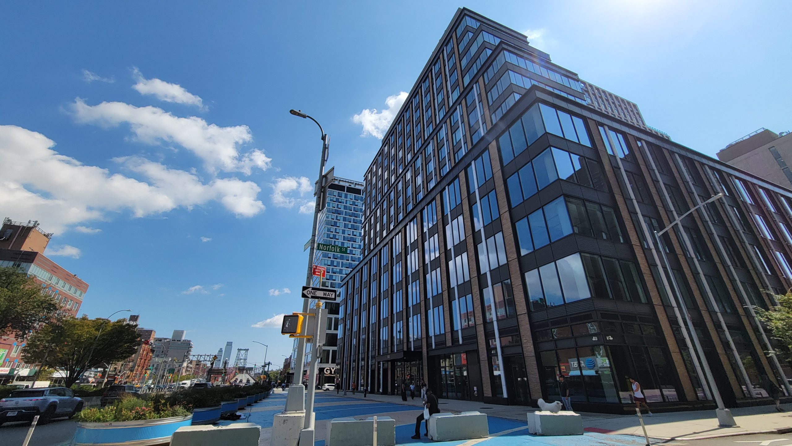 One Essex Crossing and Delancey Street on the Lower East Side