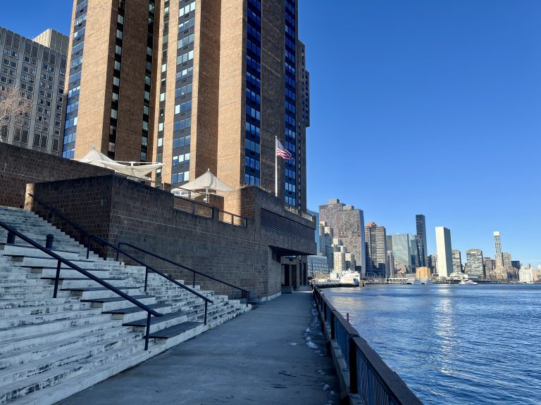 The East River esplanade at Waterside Plaza in Kips Bay